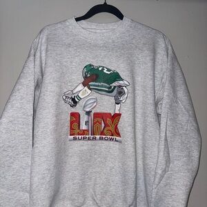 Super Bowl Gray Sweater